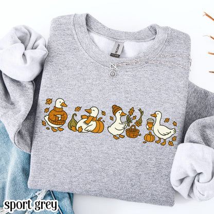 Silly Fall Goose Gildan Sweatshirt