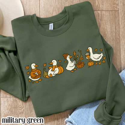 Silly Fall Goose Gildan Sweatshirt