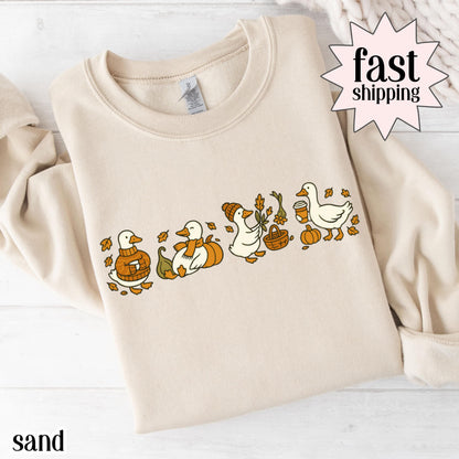 Silly Fall Goose Gildan Sweatshirt