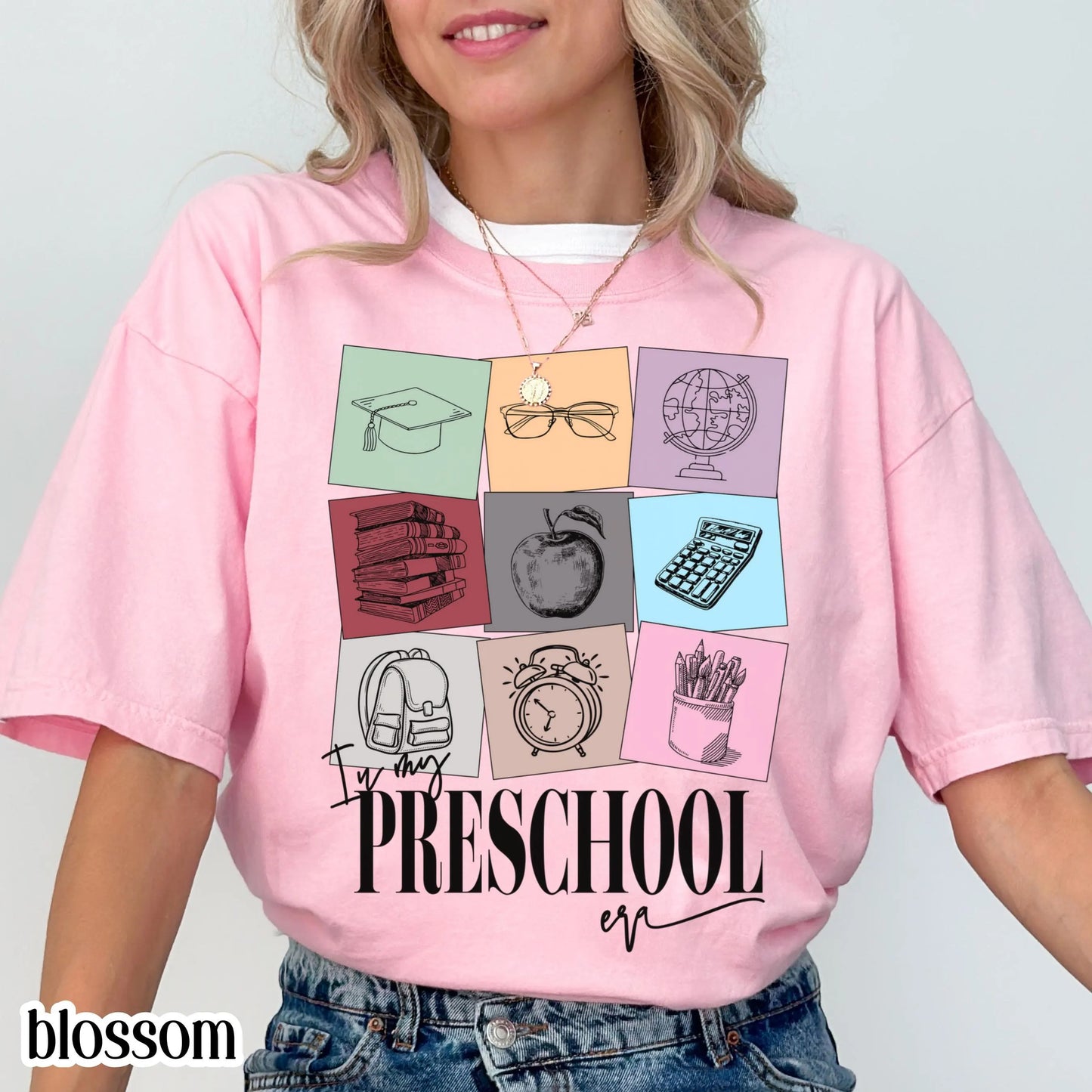 Preschool Teacher Comfort Colors Shirt, Pre-K Teacher Shirt, Teacher Tshirt, Teacher Appreciation Shirt, Teacher Gift In My Prek Teacher Era