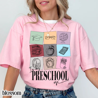 Preschool Teacher Comfort Colors Shirt, Pre-K Teacher Shirt, Teacher Tshirt, Teacher Appreciation Shirt, Teacher Gift In My Prek Teacher Era