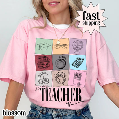 Teacher Era Comfort Colors Shirt Kindergarten Teacher TShirt KindergartenTeacher Appreciation Tee New Teacher Gift In My Teacher Era T-shirt