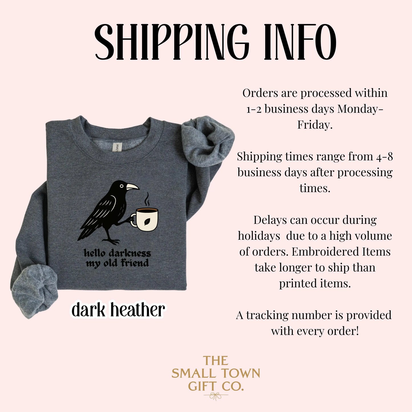 Coffee Lover Raven Crow Fall Sweatshirt