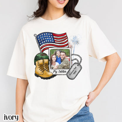 Military Bootcamp Comfort Colors Shirt Deployment Support Tee Navy Army Air Force Marine Spouse Tshirt Military Mom Basic Training Gift