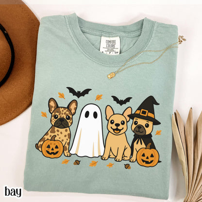 Halloween French Bulldog Comfort Colors Tee