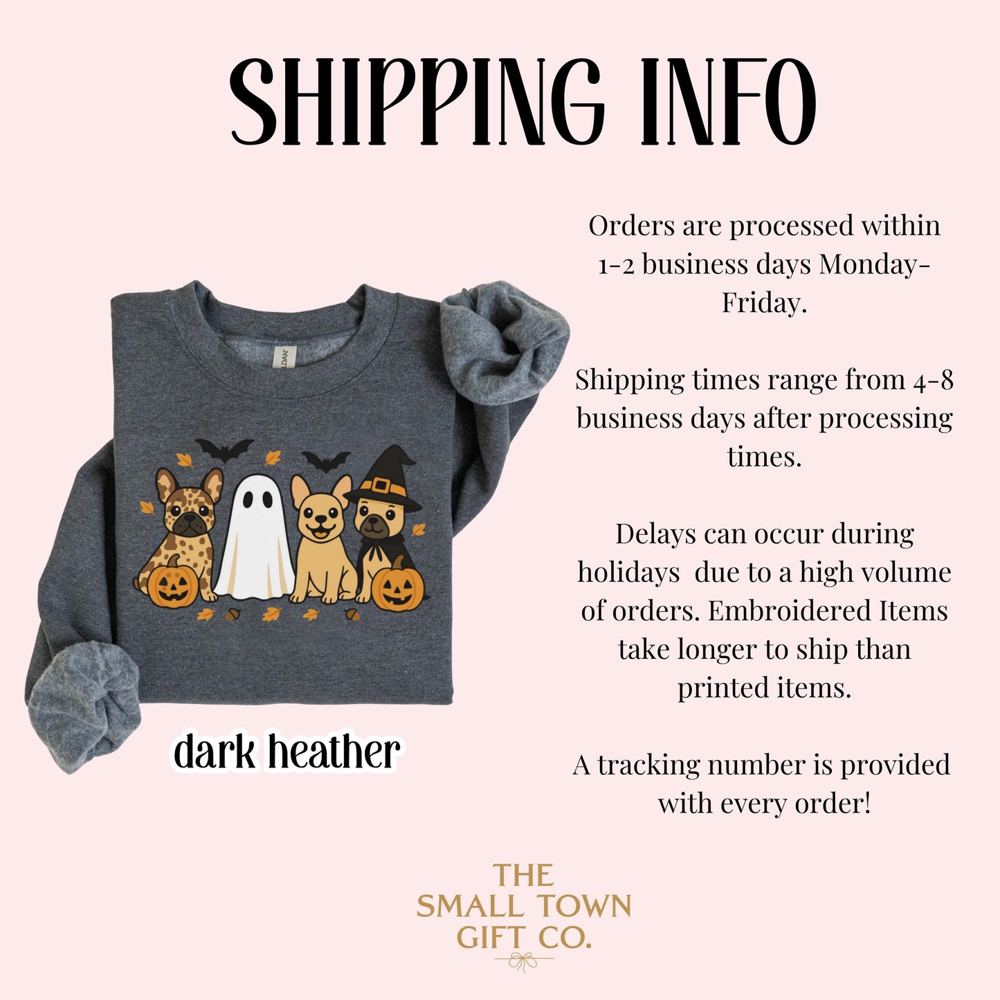 Halloween French Bulldog Crewneck Sweatshirt