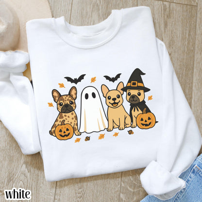 Halloween French Bulldog Crewneck Sweatshirt