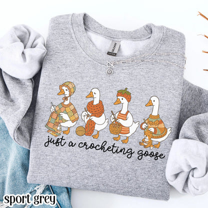 Knitting Silly Goose Sweatshirt