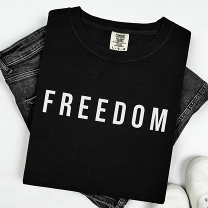 Charlie Kirk Freedom Shirt Comfort Colors Republican Conservative Charlie Kirk T-Shirt Justice Quote Tee Shirt Proud American Christian Tee