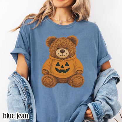 Halloween Teddy Bear Comfort Colors Tee