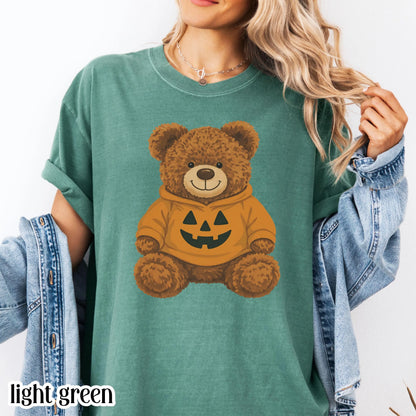 Halloween Teddy Bear Comfort Colors Tee