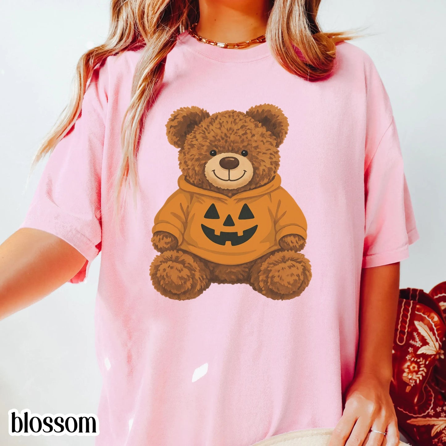 Halloween Teddy Bear Comfort Colors Tee