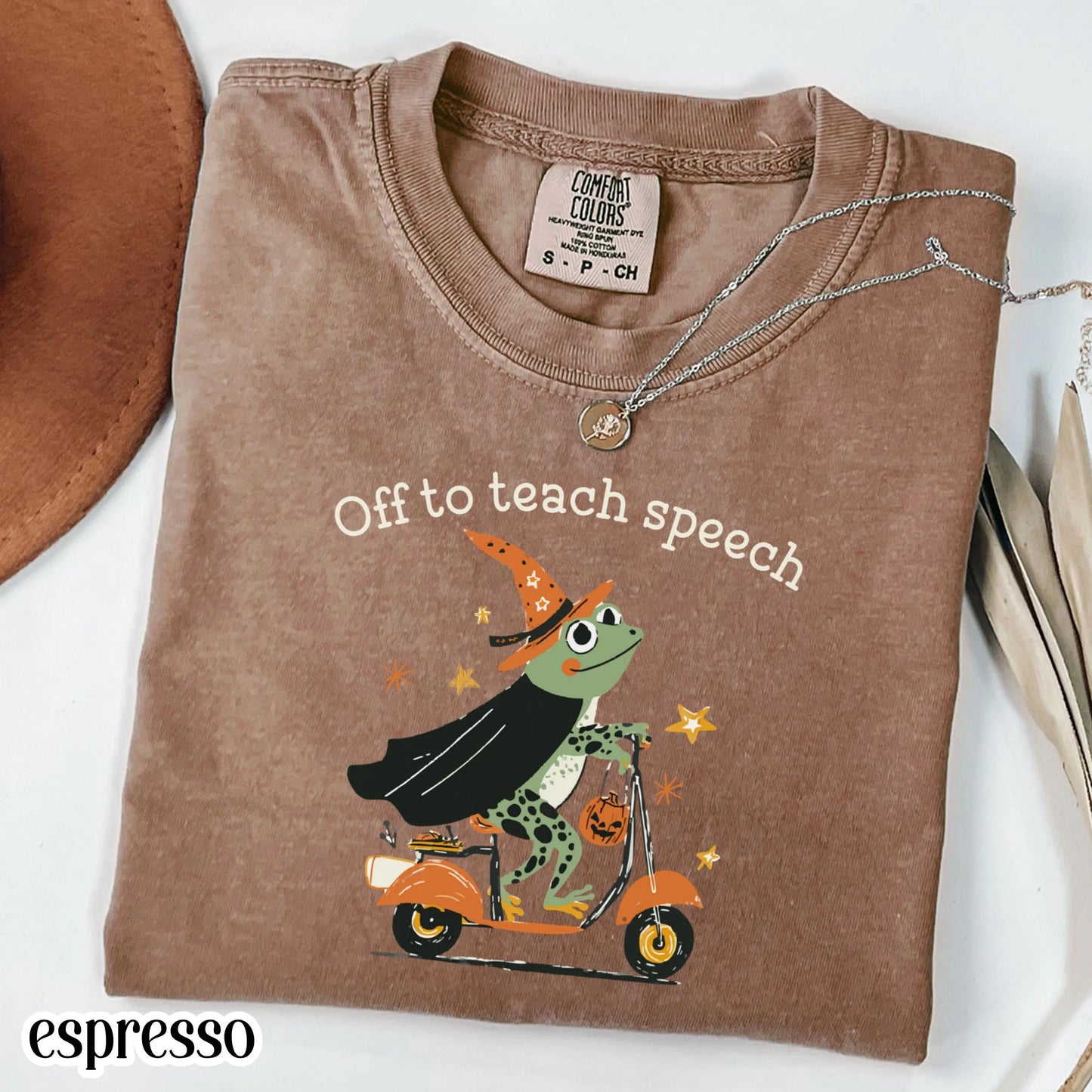 Halloween Speech Therapist Comfort Colors Tee