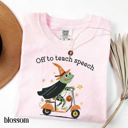 Halloween Speech Therapist Comfort Colors Tee