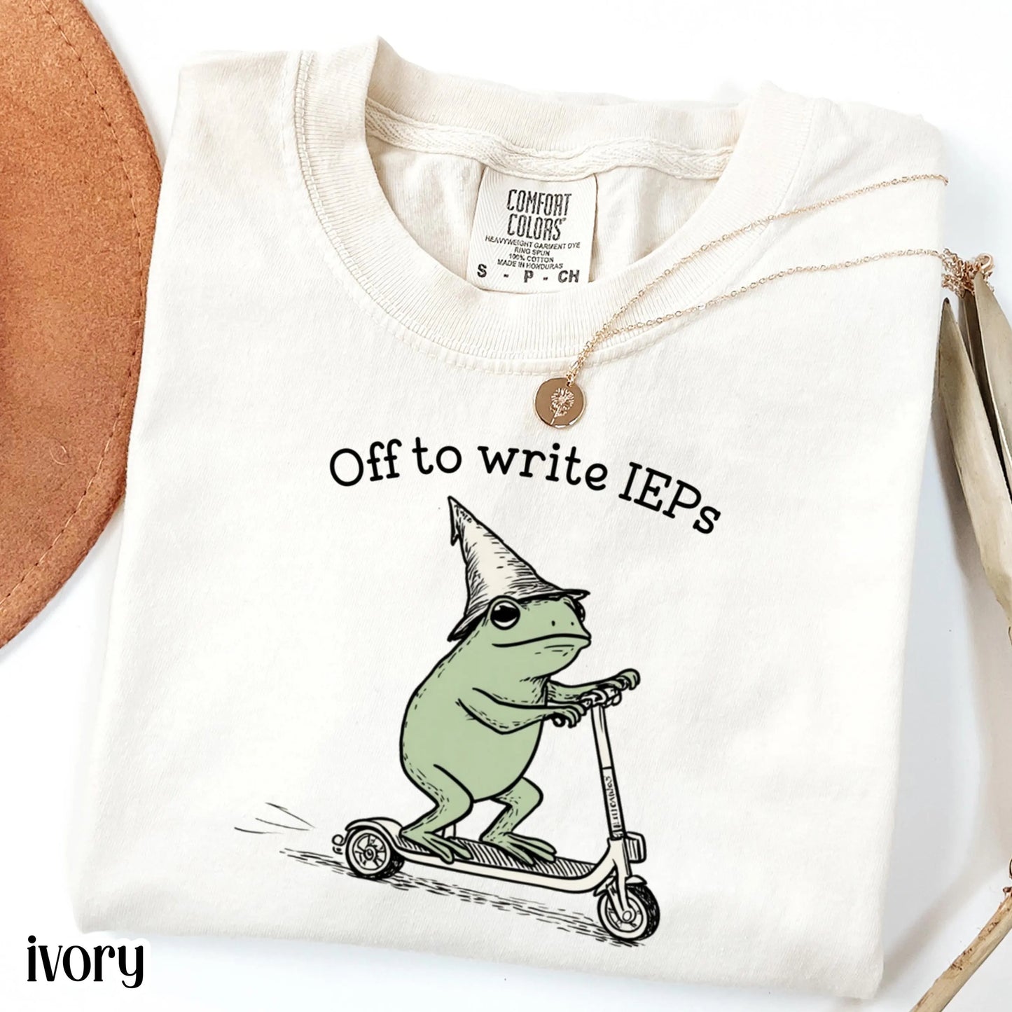 School Psychologist Shirt Special Education Counselor Comfort Colors Tshirt IEP Tee Frog Scooter Gift For SPED Inclusion Teacher Language