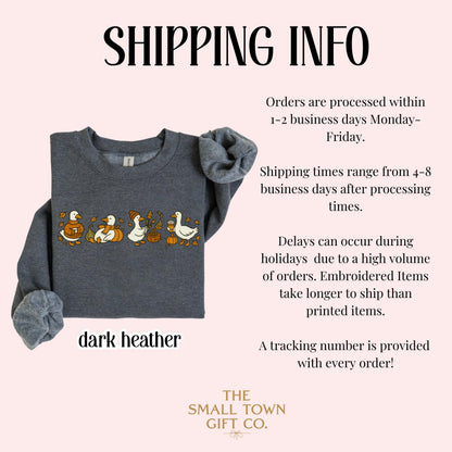 Silly Fall Goose Gildan Sweatshirt