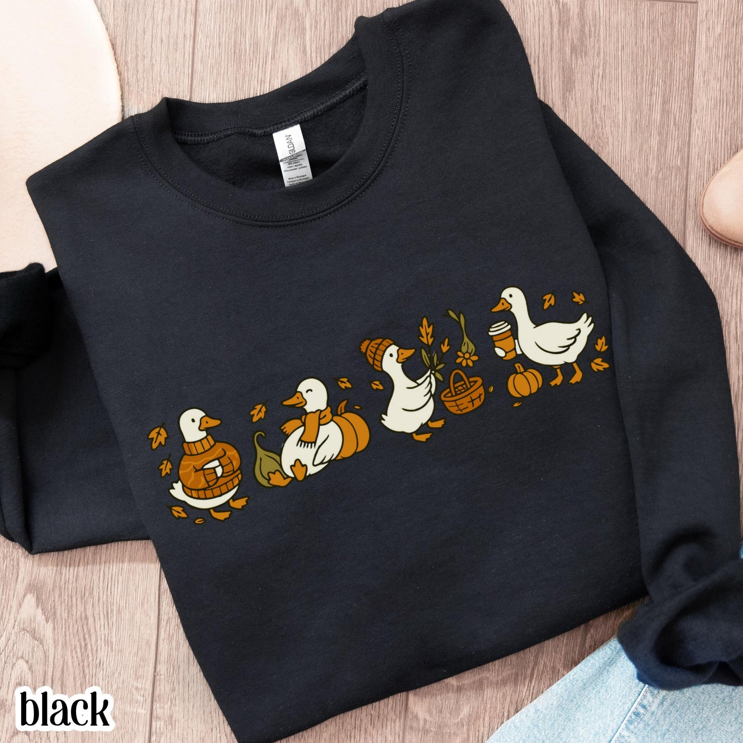 Silly Fall Goose Gildan Sweatshirt