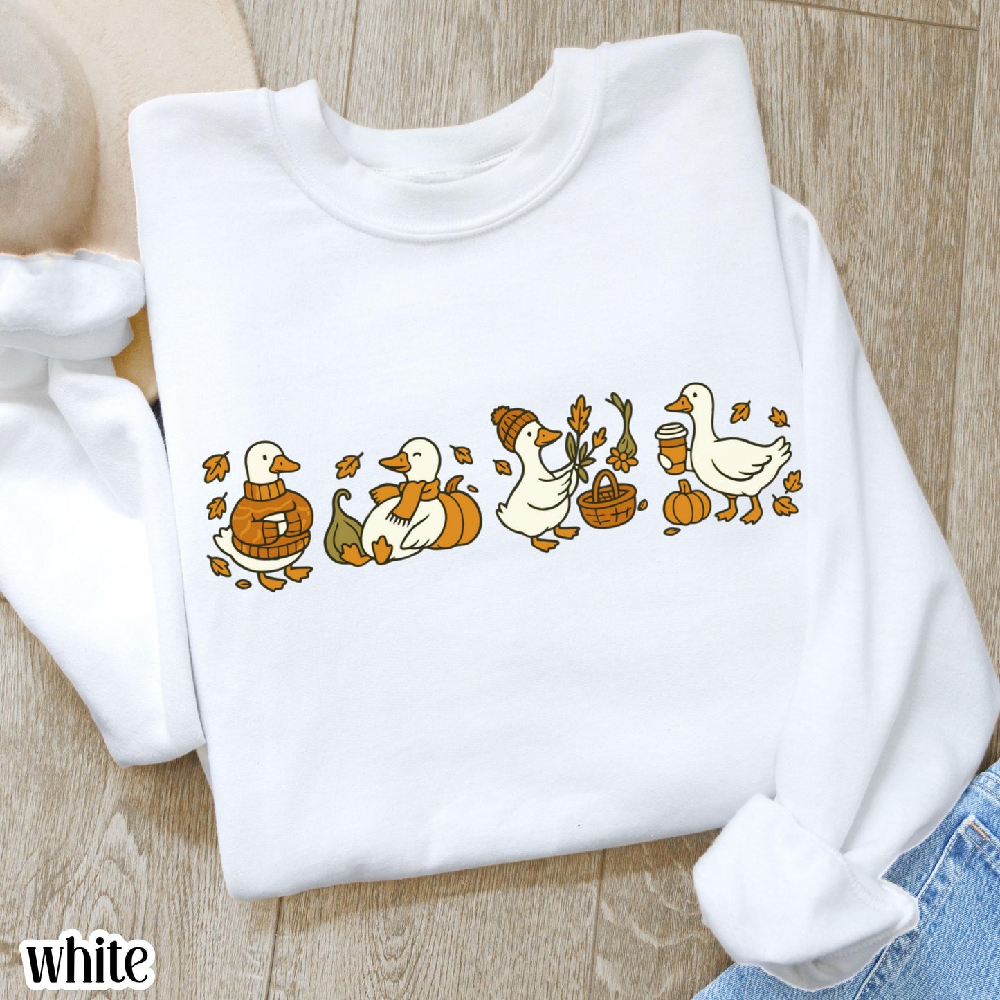 Silly Fall Goose Gildan Sweatshirt