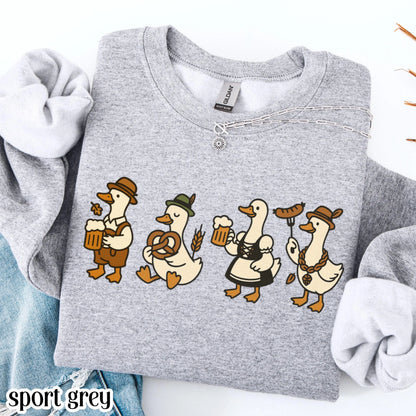 Oktoberfest Silly Goose Gildan Sweatshirt
