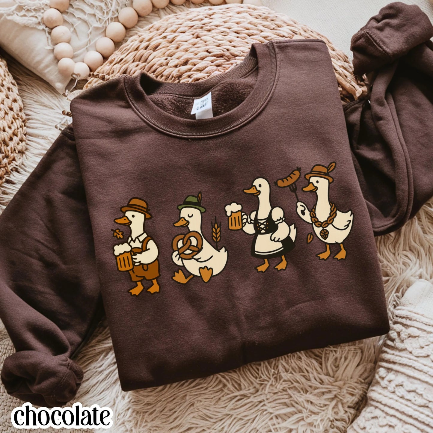 Oktoberfest Silly Goose Gildan Sweatshirt