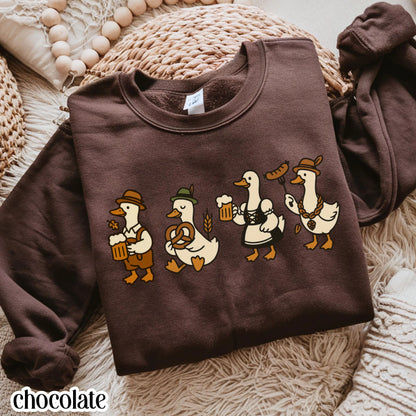 Oktoberfest Silly Goose Gildan Sweatshirt