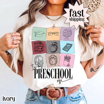 Preschool Teacher Comfort Colors Shirt, Pre-K Teacher Shirt, Teacher Tshirt, Teacher Appreciation Shirt, Teacher Gift In My Prek Teacher Era