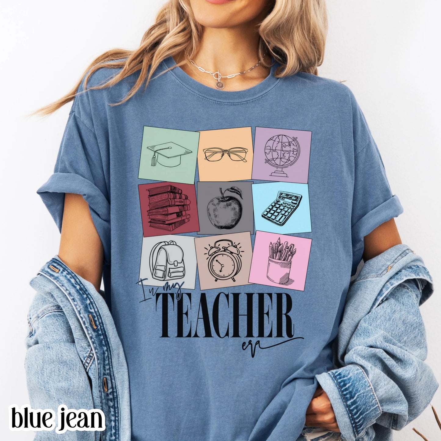 Teacher Era Comfort Colors Shirt Kindergarten Teacher TShirt KindergartenTeacher Appreciation Tee New Teacher Gift In My Teacher Era T-shirt