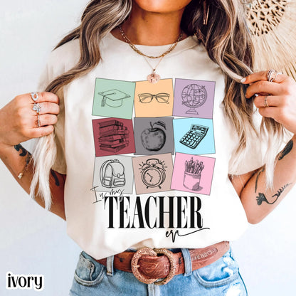 Teacher Era Comfort Colors Shirt Kindergarten Teacher TShirt KindergartenTeacher Appreciation Tee New Teacher Gift In My Teacher Era T-shirt