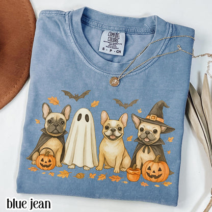 Halloween French Bulldog Comfort Colors Tee