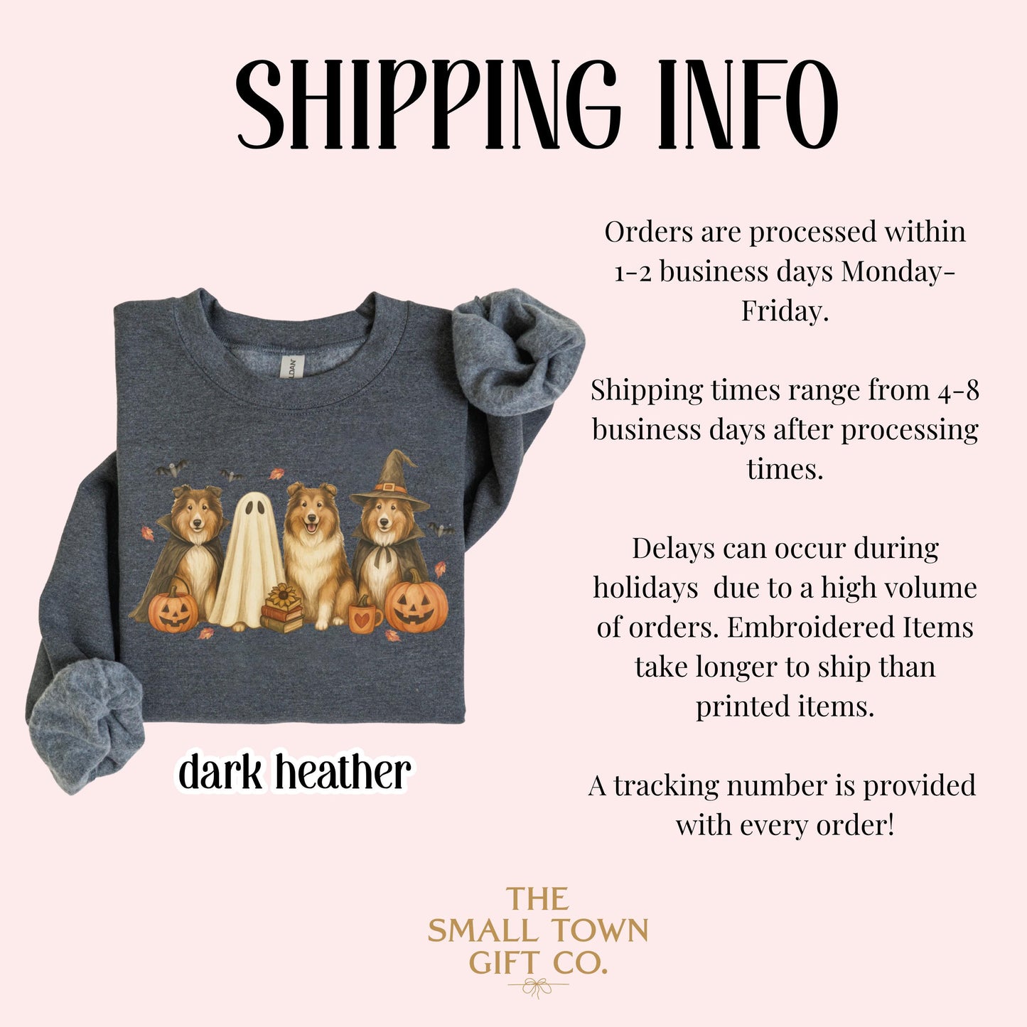 Halloween Rough Collie Dog Fall Sweatshirt
