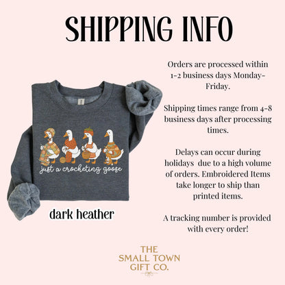 Knitting Silly Goose Sweatshirt