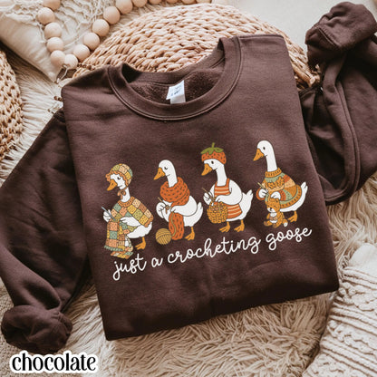Knitting Silly Goose Sweatshirt