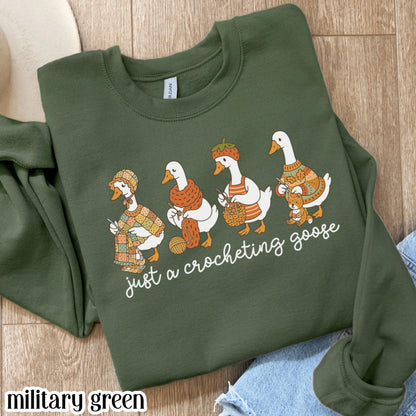 Knitting Silly Goose Sweatshirt