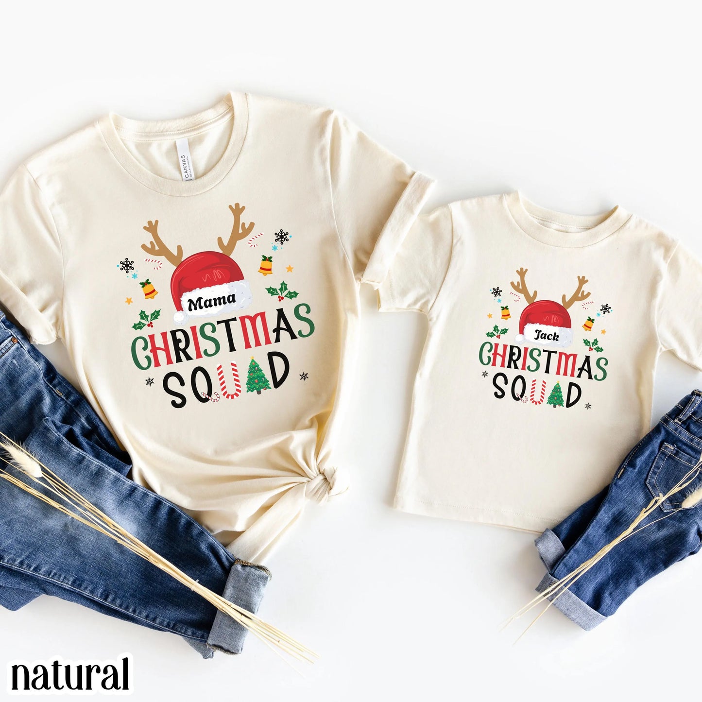 Custom Family Christmas Doodle Shirt