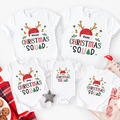 Custom Family Christmas Doodle Shirt