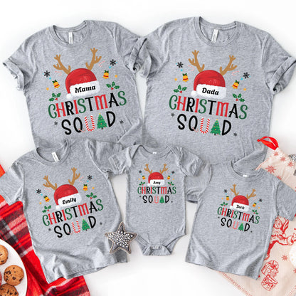 Custom Family Christmas Doodle Shirt