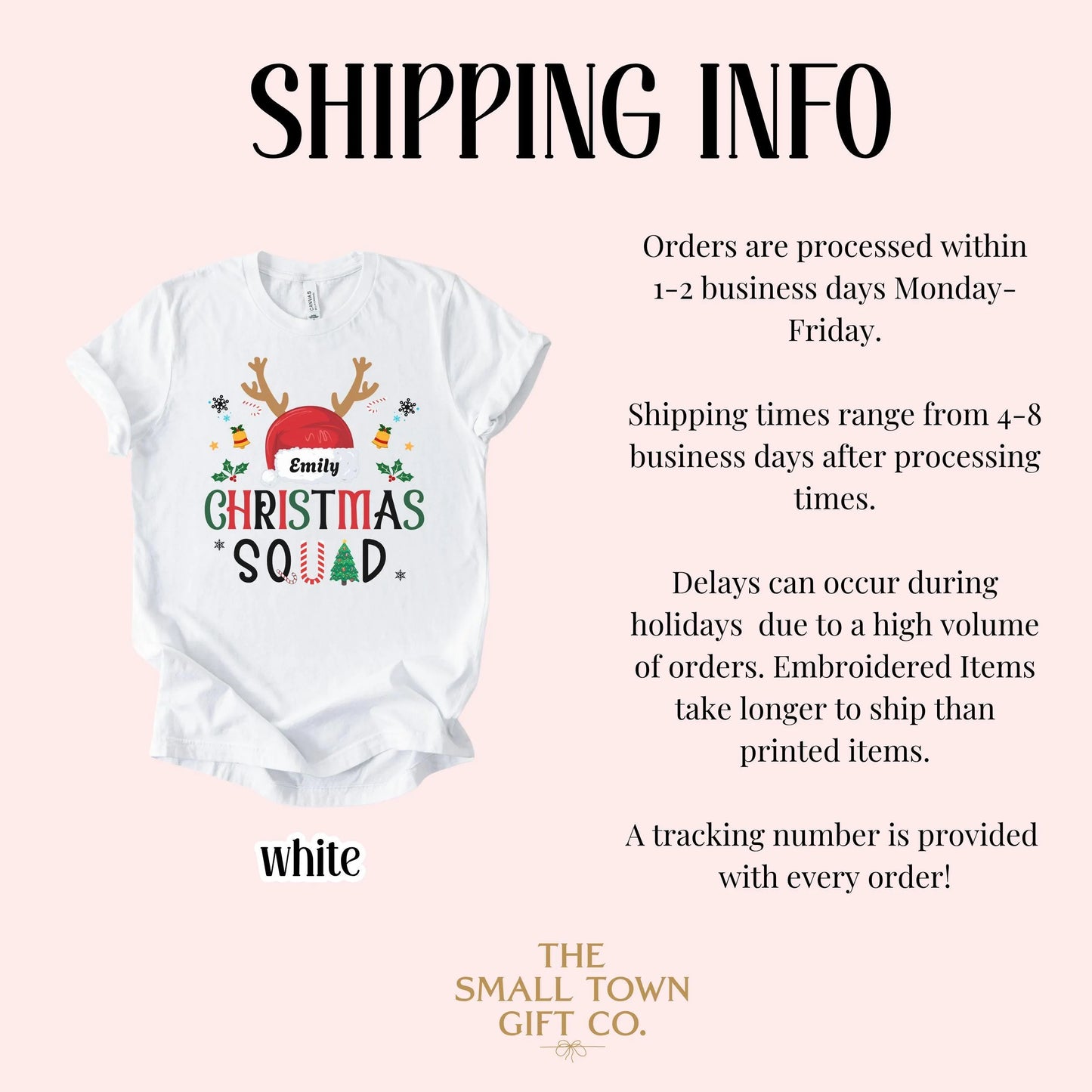 Custom Family Christmas Doodle Shirt