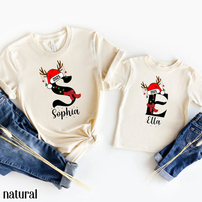 Custom Family Holiday Doodle Christmas Shirt