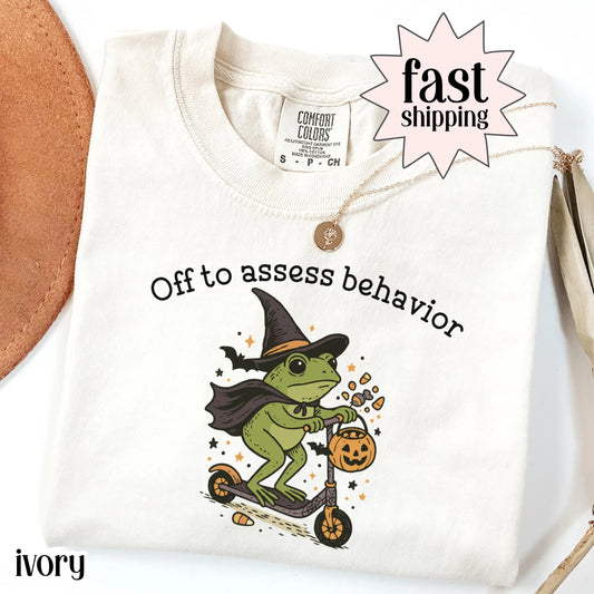 Halloween Behavior Analyst Comfort Colors Tee