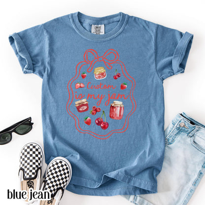 Youth Custom Comfort Colors Shirt Is My Jam 3rd 4th 5th Grade School TShirt Sport Personalaized Youth Tee Back To School Grade Level Tee