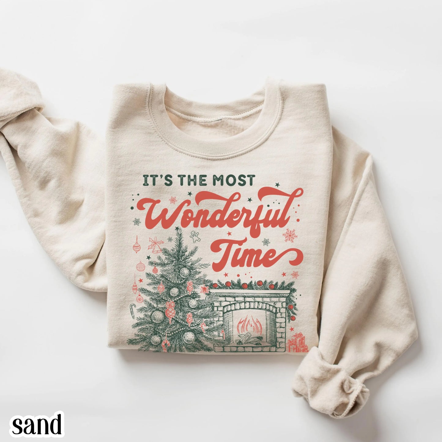 Wonderful Time of Year Christmas Tree Sweatshirt