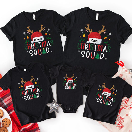 Custom Family Christmas Doodle Shirt