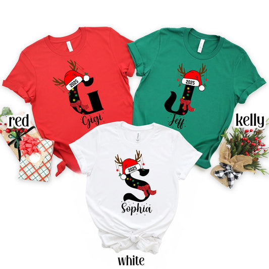 Custom Family Holiday Doodle Christmas Shirt