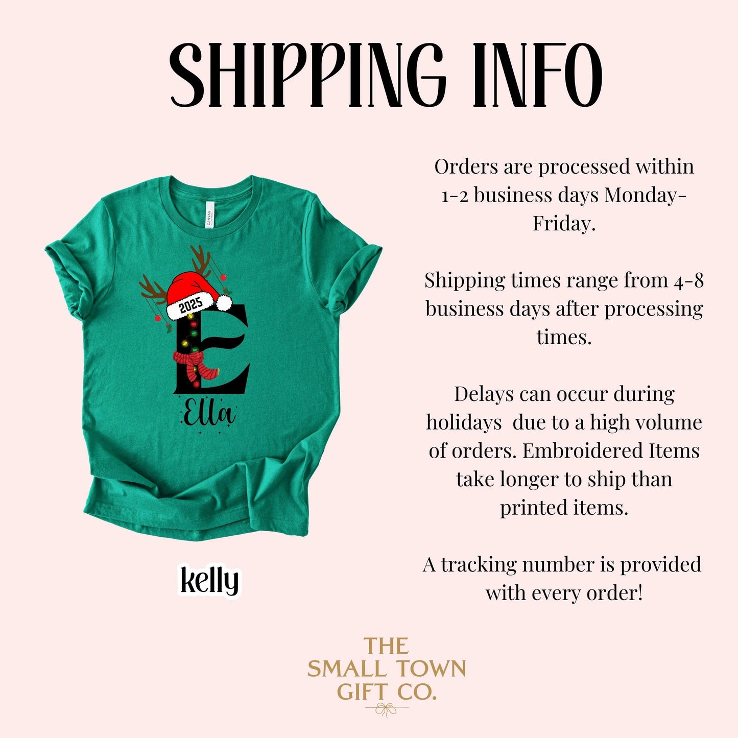 Custom Family Holiday Doodle Christmas Shirt