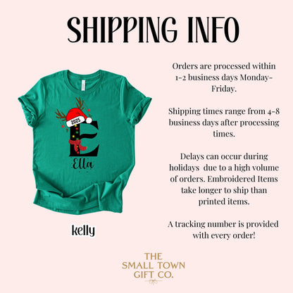 Custom Family Holiday Doodle Christmas Shirt