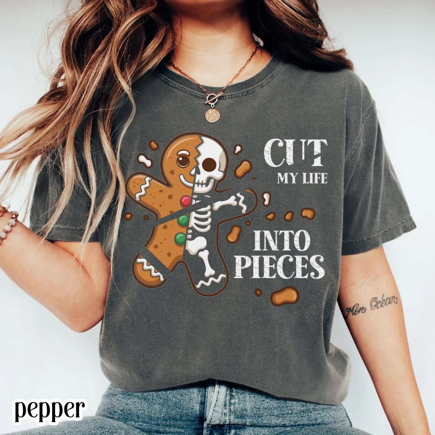 Cut My Life Into Pieces Gingerbread Comfort Colors Tee