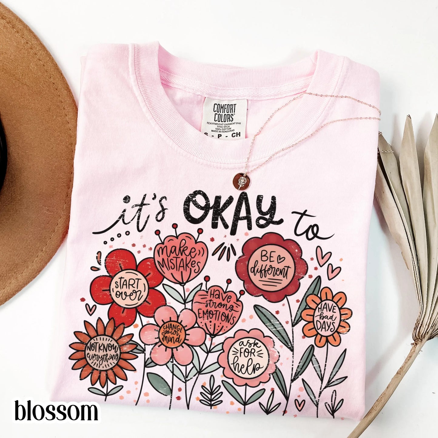 Comfort Colors Teacher Shirt Special Education Floral Shirt Mental Health Diversity Shirt Cute Motivational Therapist Positivity Shirt Gift