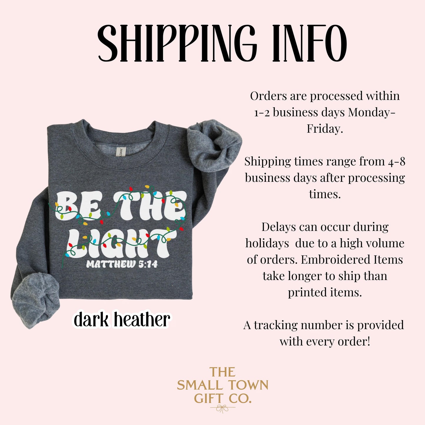 Be The Light Matthew 5:14 Christmas Sweatshirt