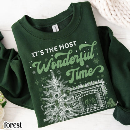 Wonderful Time of Year Christmas Tree Sweatshirt