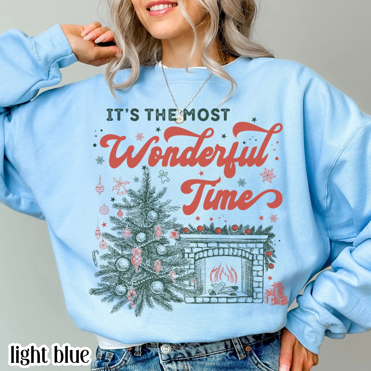 Wonderful Time of Year Christmas Tree Sweatshirt